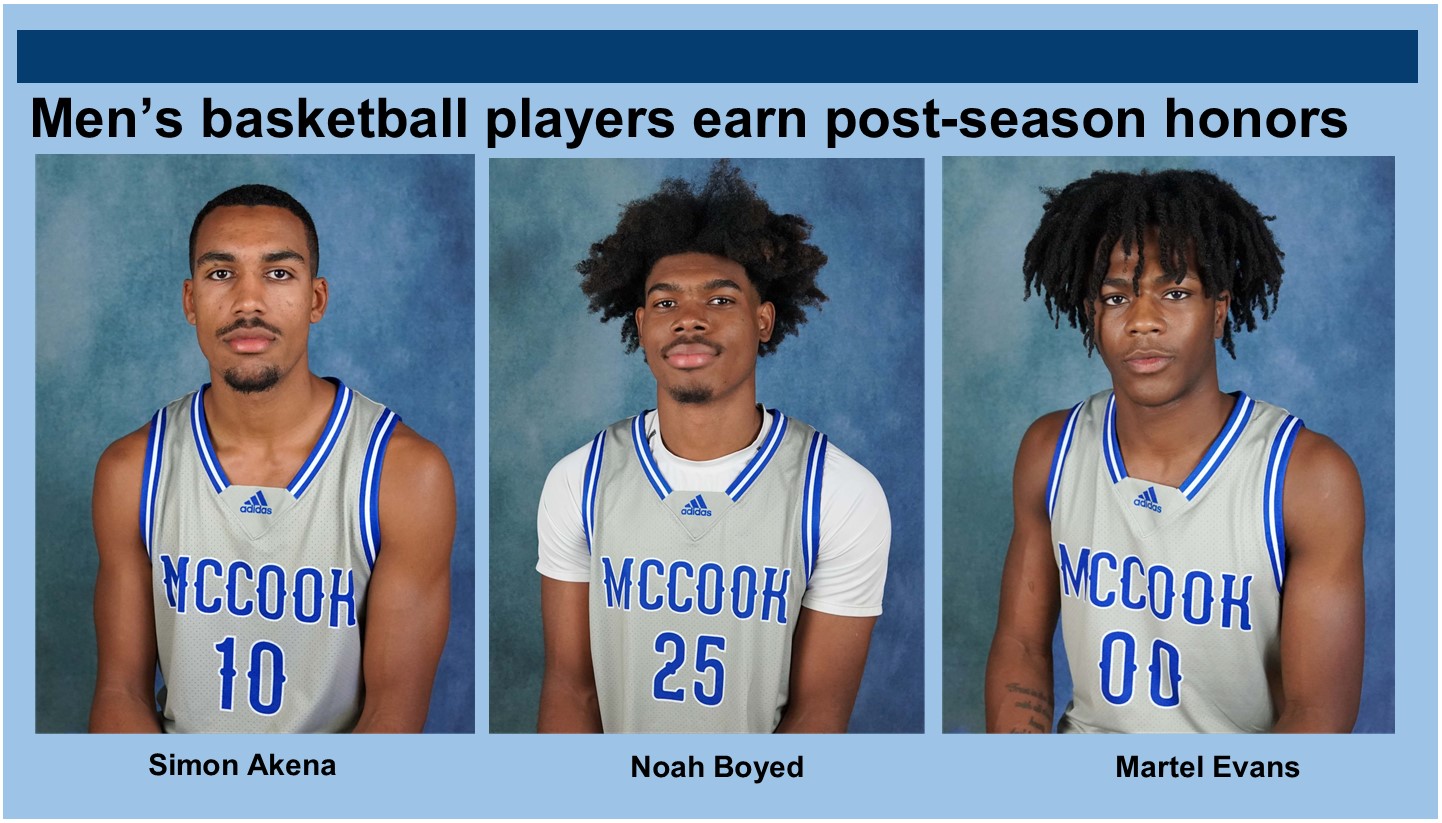 Three MCC men&rsquo;s basketball players earn post-season recognition