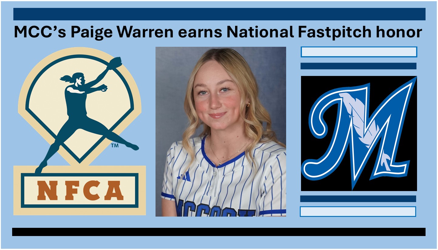 MCC&rsquo;s Paige Warren earns National Fastpitch honor